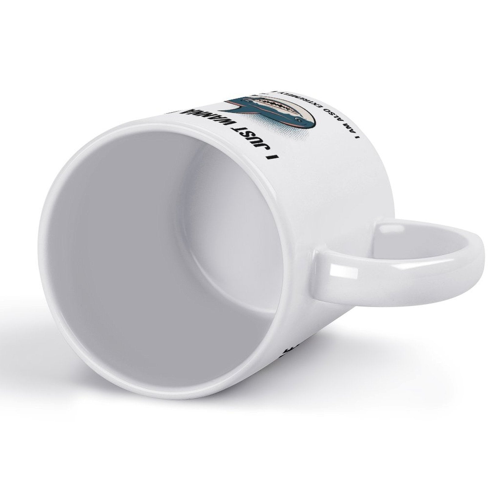 I Just Wanna Cuddle Shark Mug - Funny Sea Predator Coffee Cup