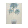 Ethereal Blue Bloom Gallery Canvas Print - Modern Floral Still Life