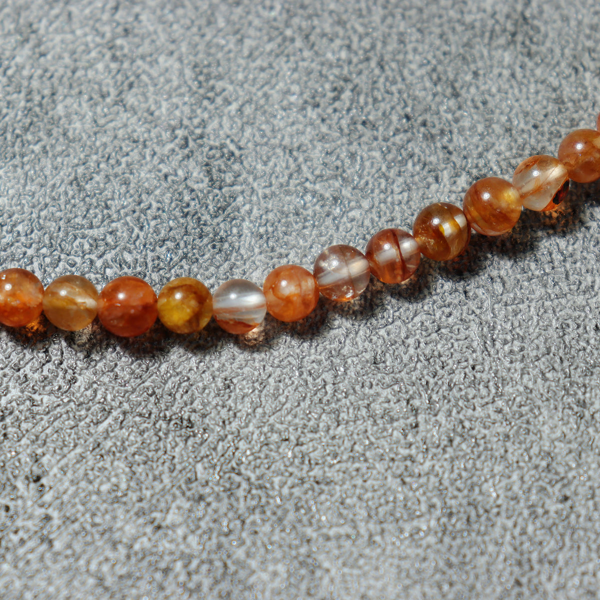 Amber Glow Leaf Charm Bracelet — detail 3