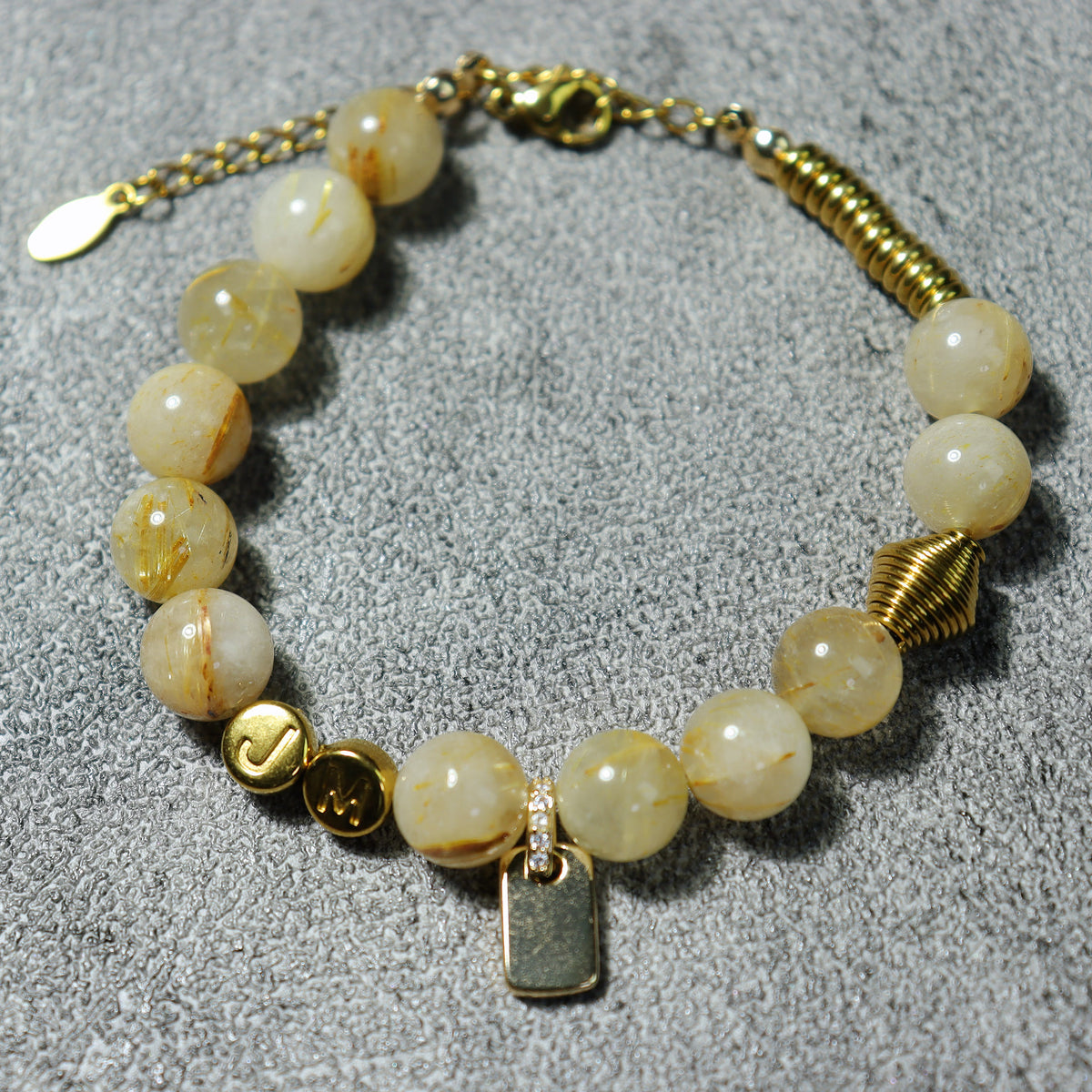 Golden Meadow Adjustable Charm Bracelet — product overview