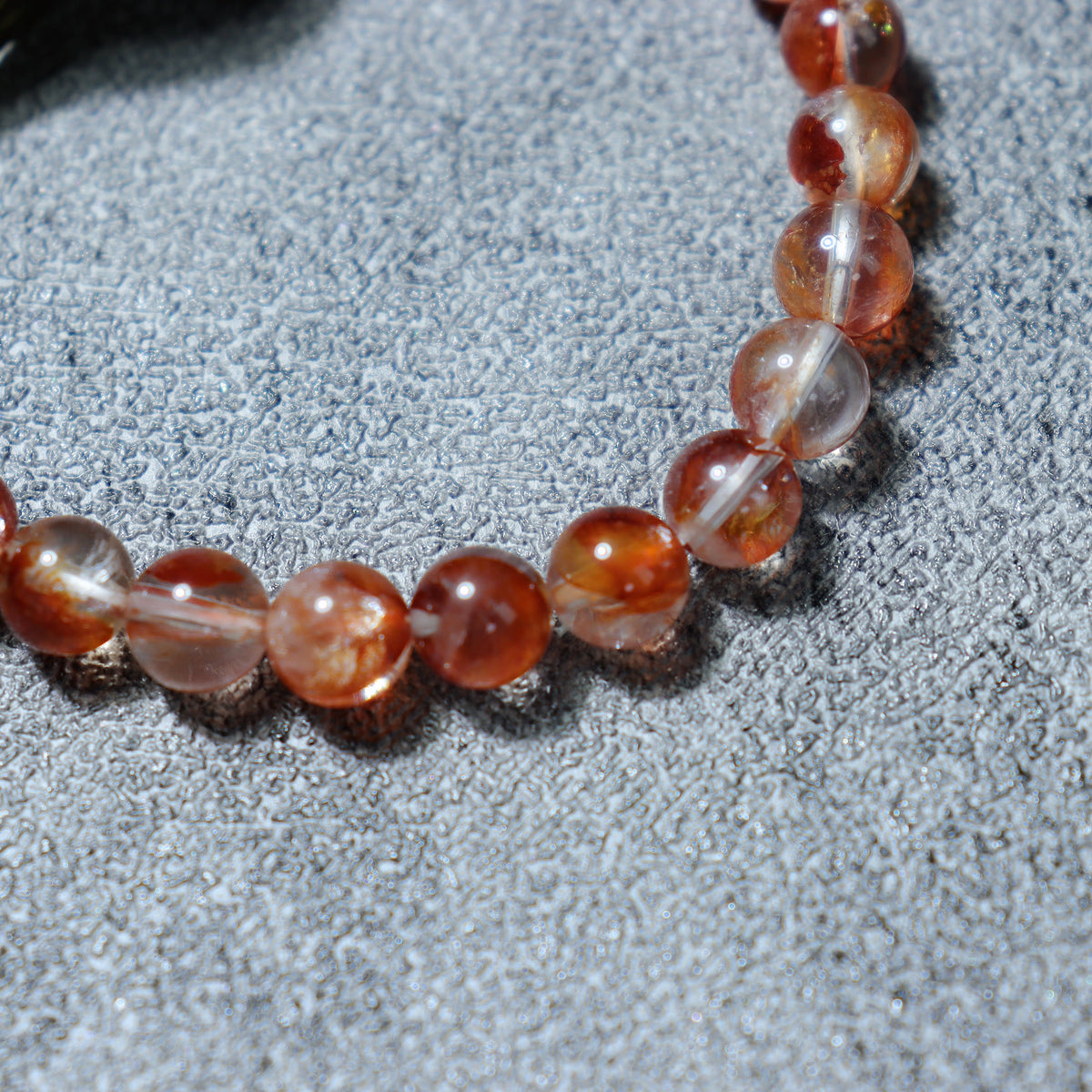 Amber Glow Leaf Charm Bracelet — detail 4