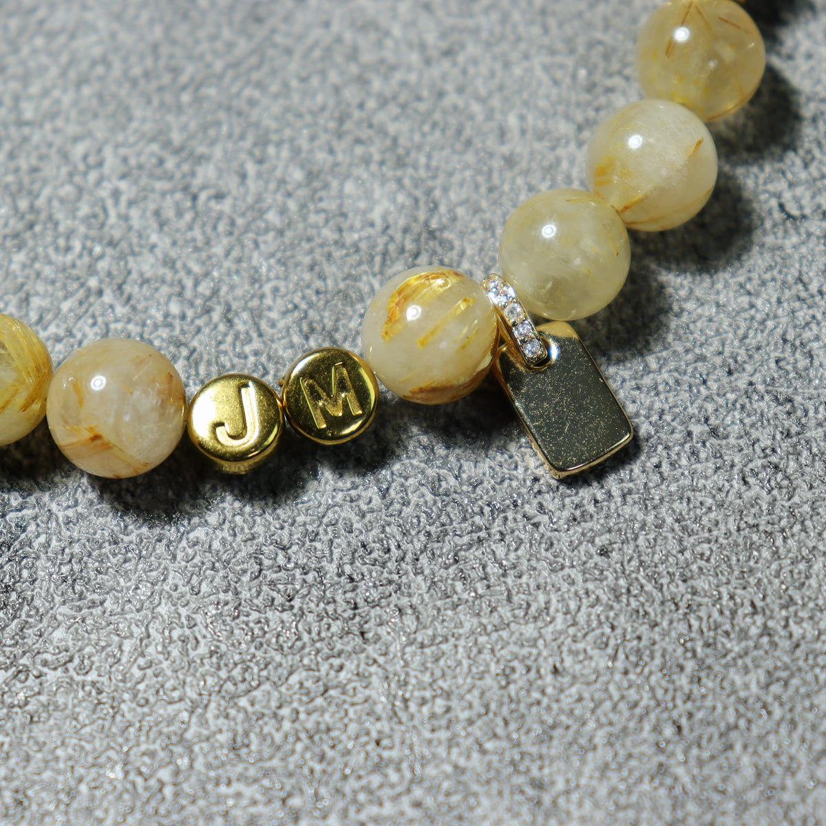 Golden Meadow Adjustable Charm Bracelet — detail 1