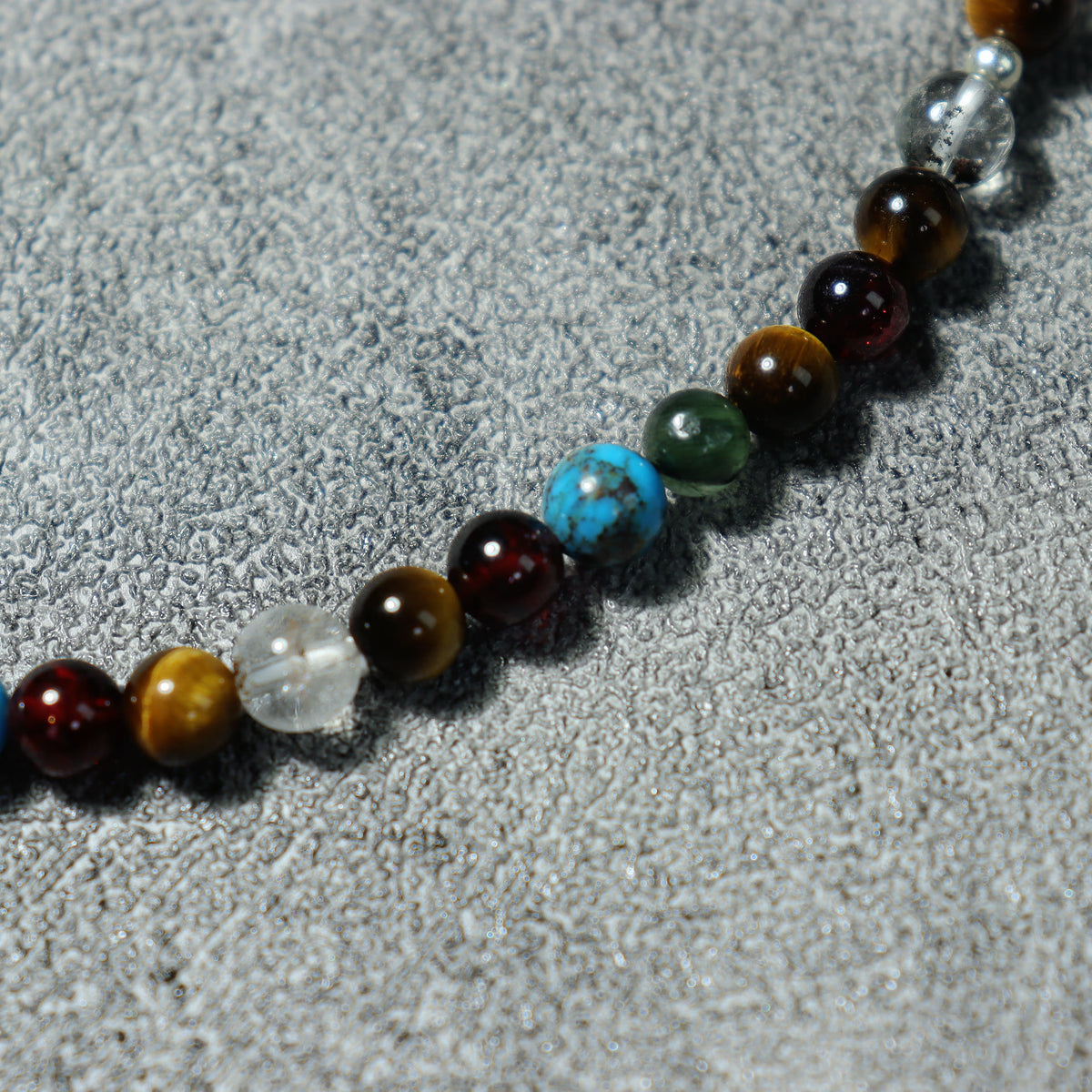 Desert Mosaic Flower Wrap Bracelet — detail 3