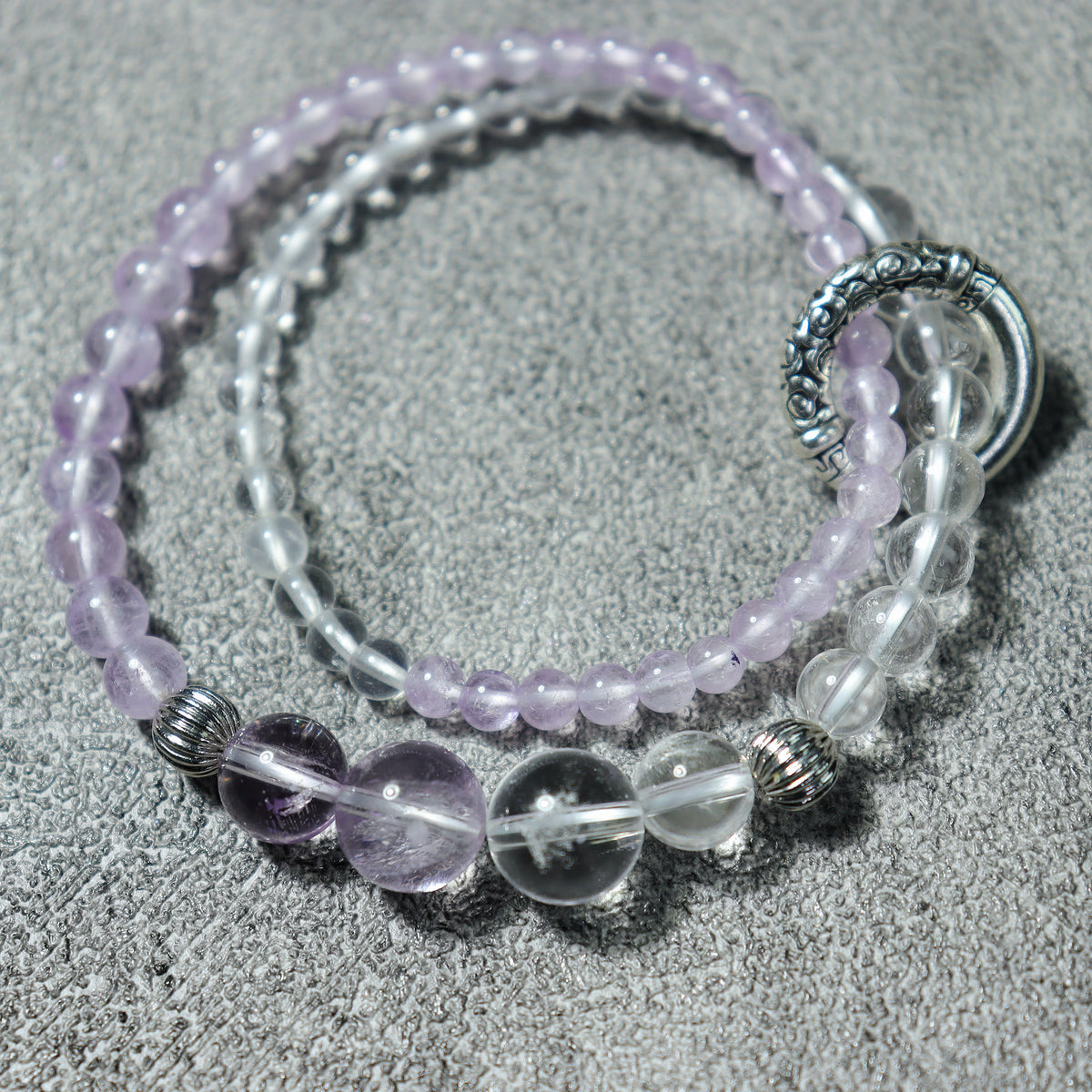 Lavender Halo Wrap Bracelet — product overview