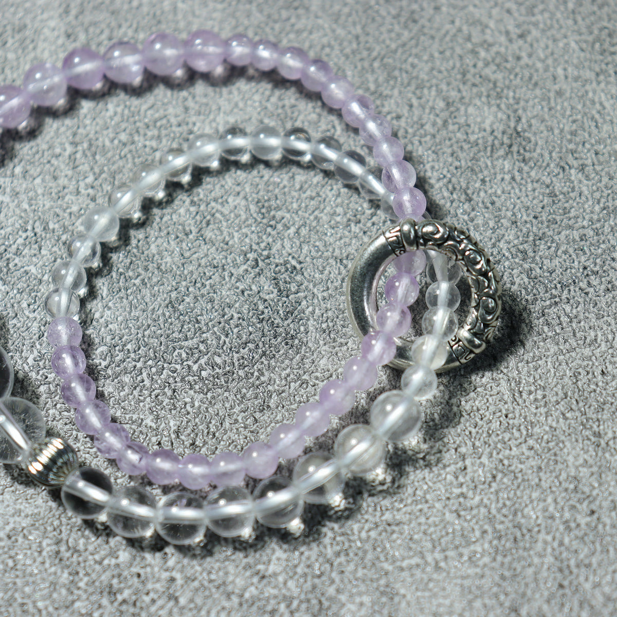 Lavender Halo Wrap Bracelet — detail 1