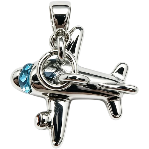 Airplane Charm single bead