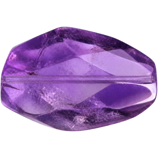 Amethyst Freeform single bead