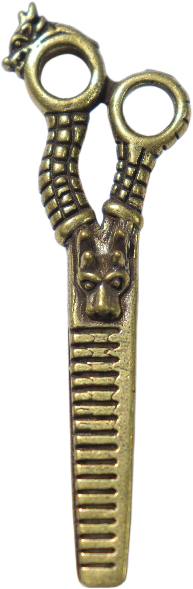 Antique Bronze Scissors Pendant