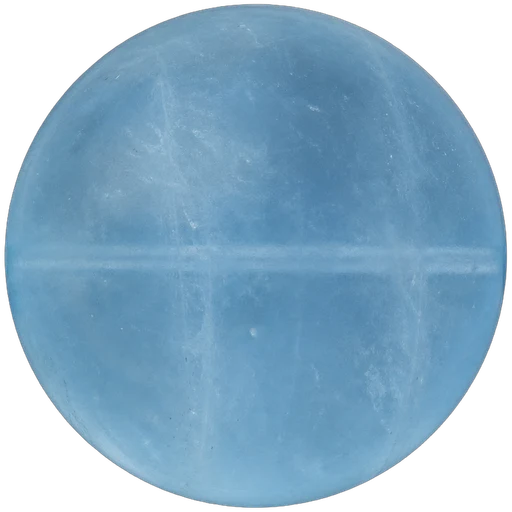 Aquamarine single bead