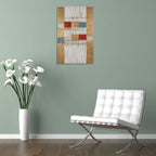 Graceful Silhouette Geometric Abstract Framed Art Print