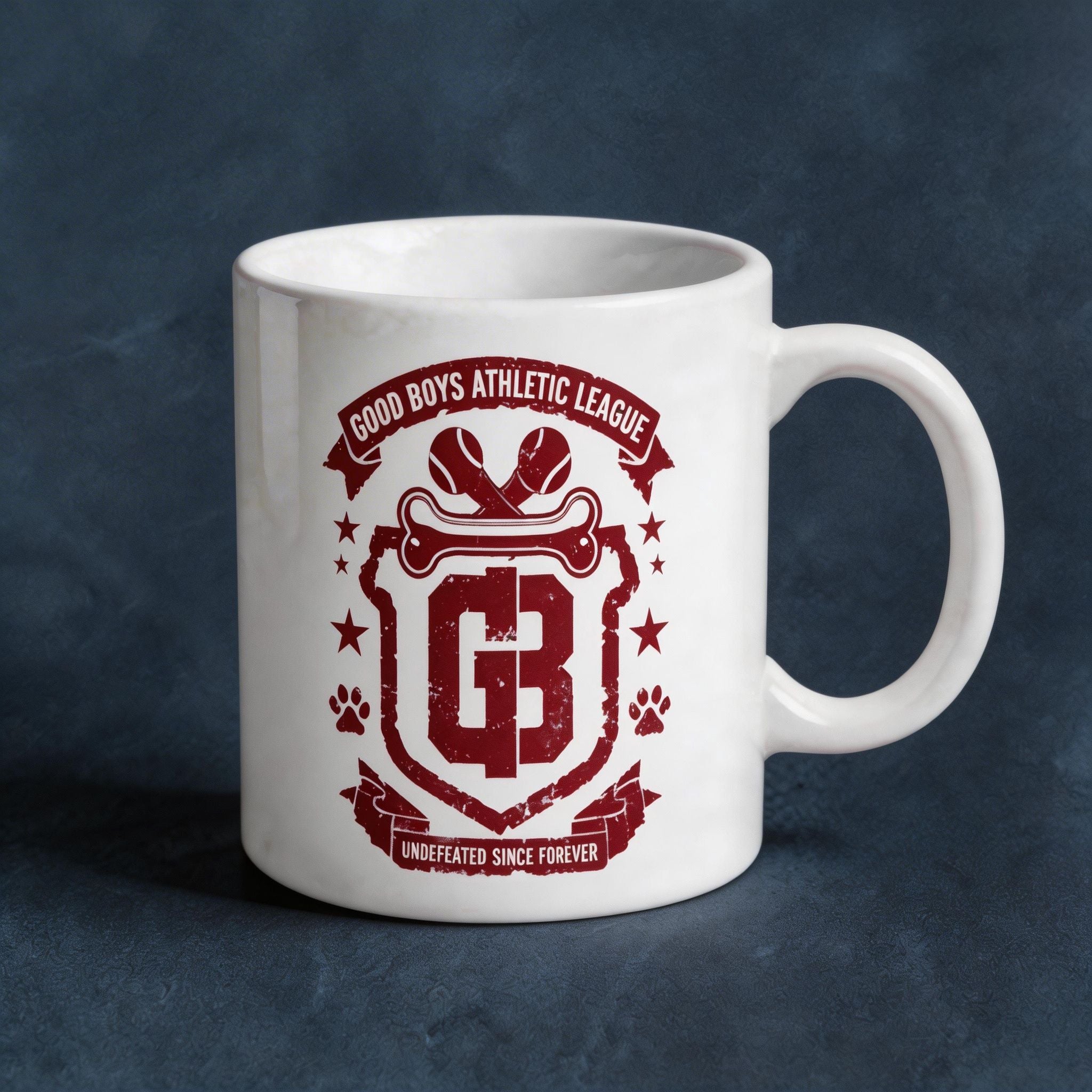 Good Boys Athletic League Ceramic Coffee Mug - Dog Lover Gift