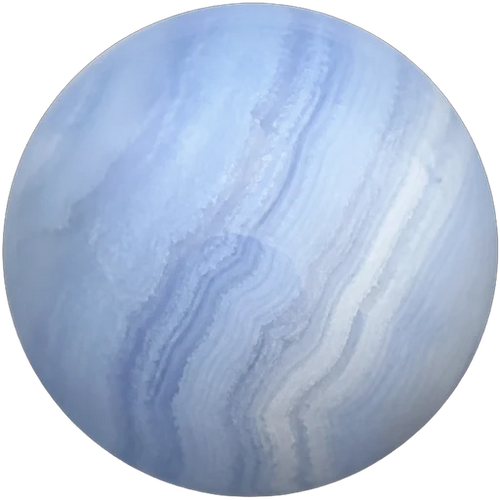 Blue Lace Agate single bead