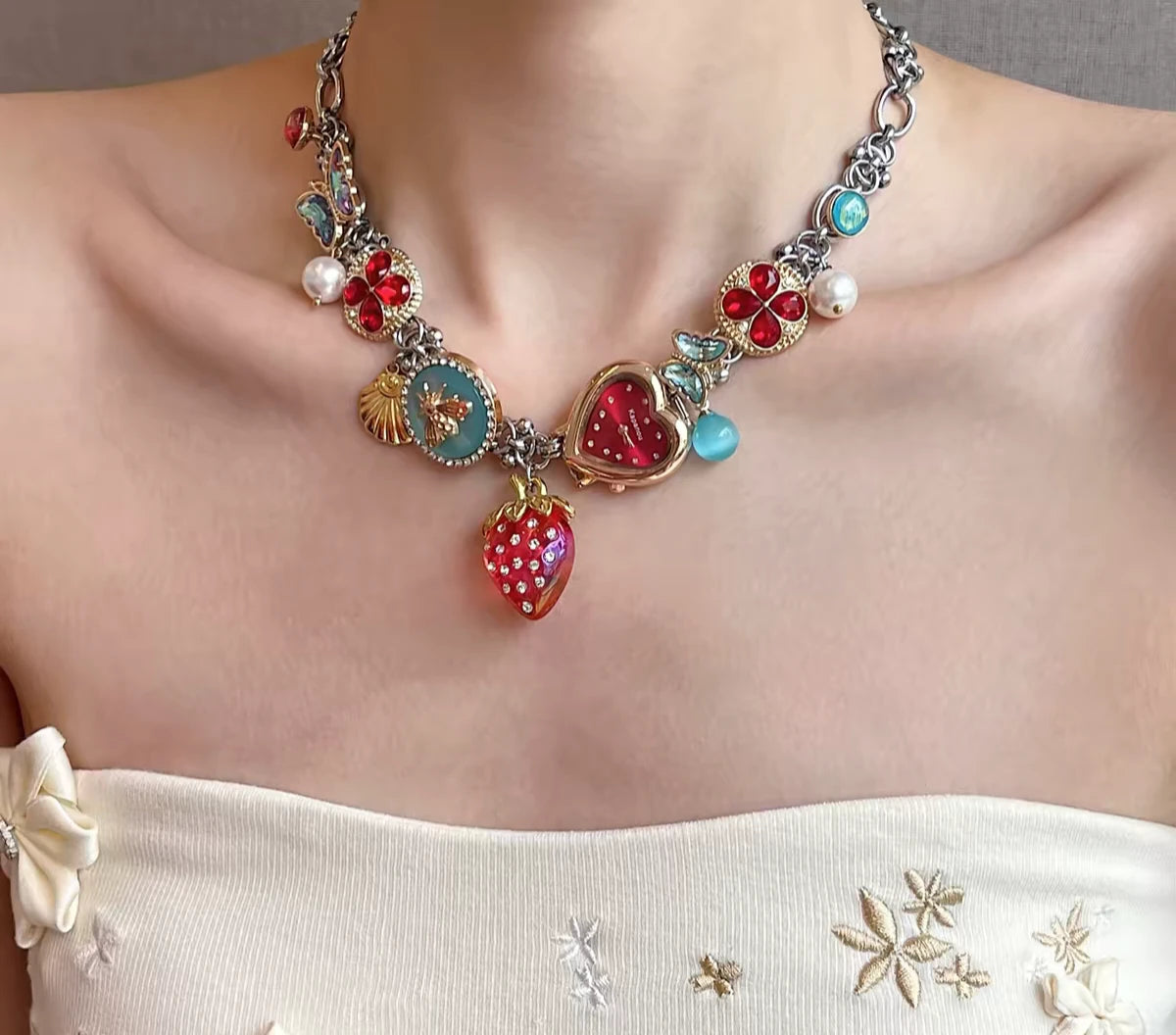 Bohemian Whimsy Charm Necklace