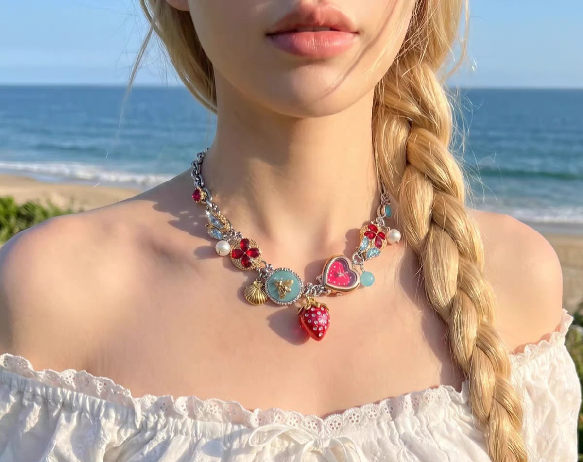 Bohemian Whimsy Charm Necklace