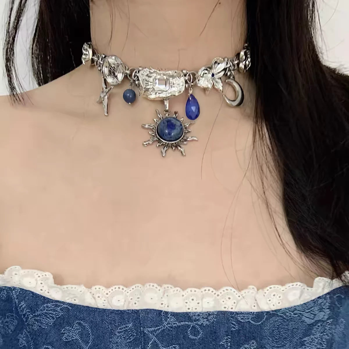 Bohemian Whimsy Charm Necklace