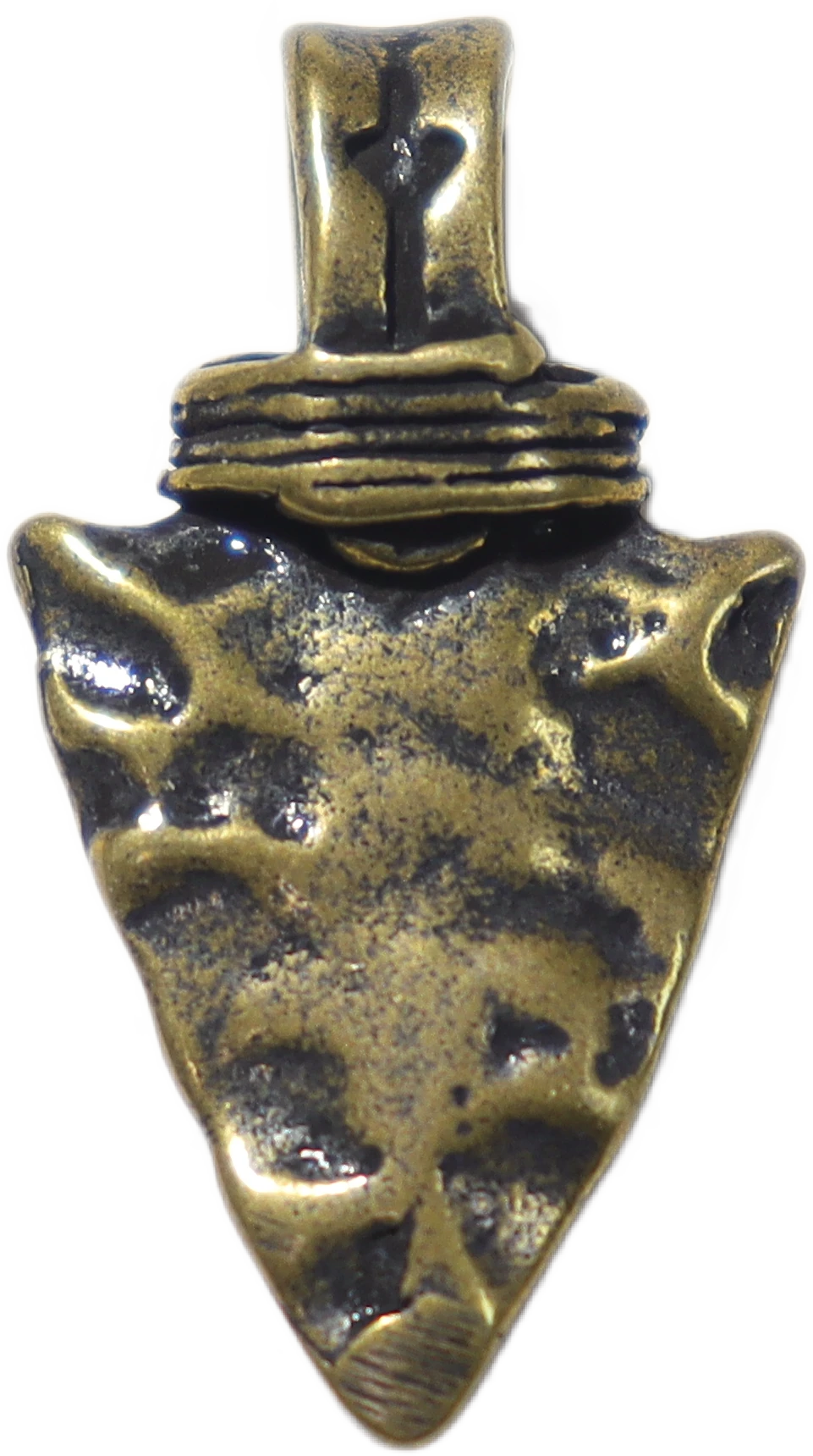 Brass Arrowhead Pendant