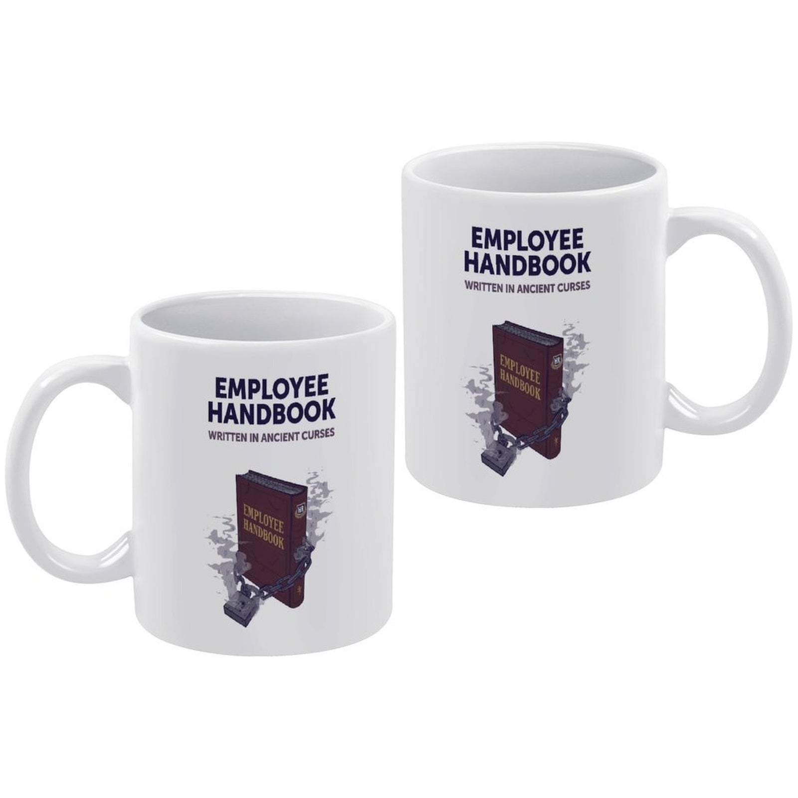 Employee Handbook: Written in Ancient Curses Ceramic Mug