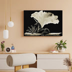 Dark Gothic Unicorn & Ethereal Bloom Framed Canvas Art