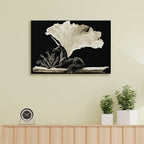 Dark Gothic Unicorn & Ethereal Bloom Framed Canvas Art