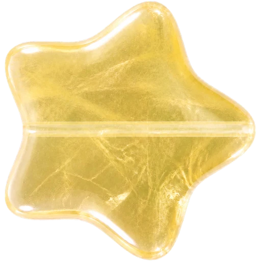 Citrine Star single bead