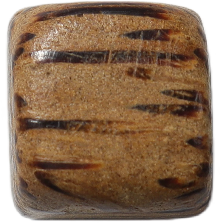 Coconut Wood Square Bead