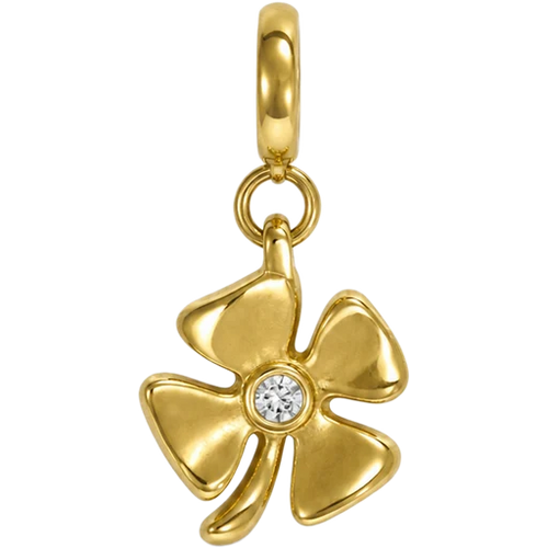 Crystal Clover Charm