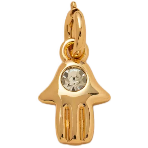 Crystal Hamsa Charm