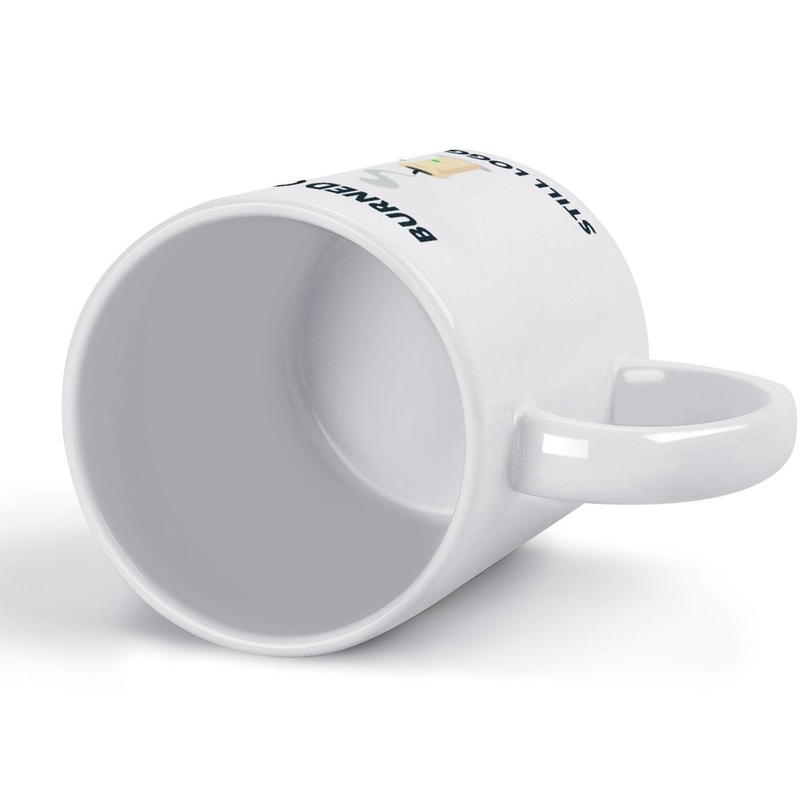 Burned Out Still Logged In Funny Work Coffee Mug