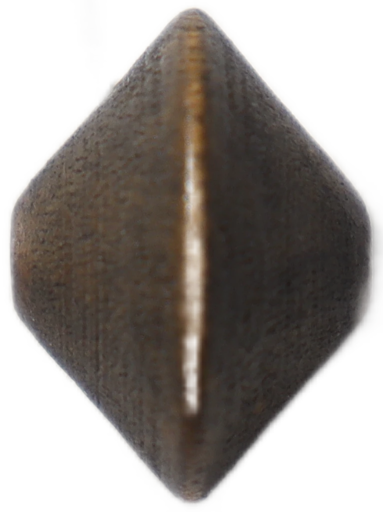 Dark Brown Saucer Bead