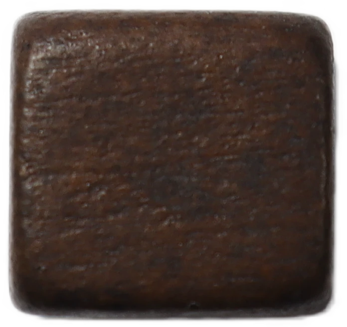 Dark Wood Square Bead