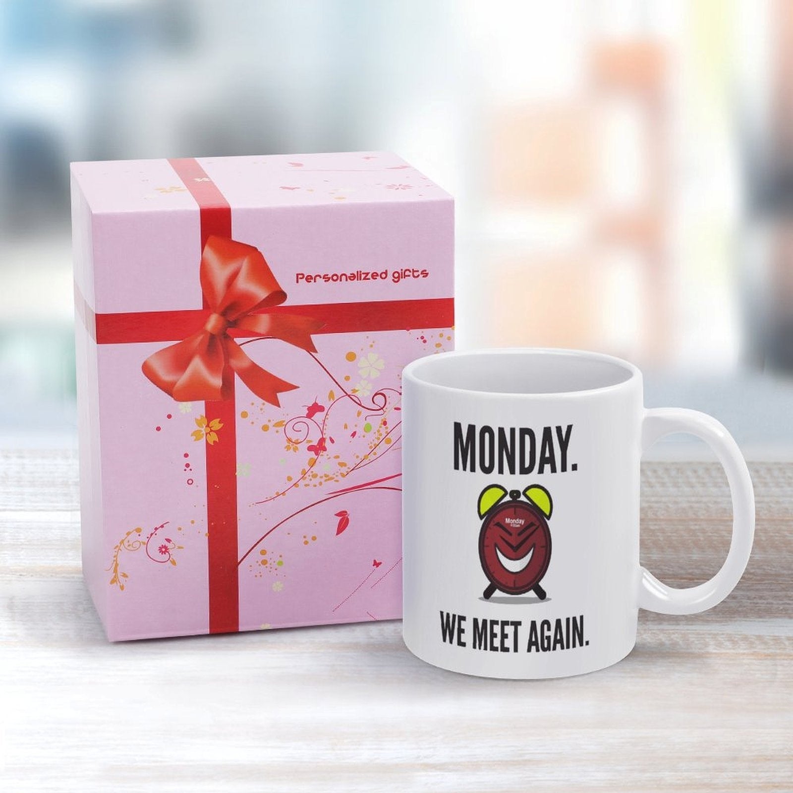 Monday We Meet Again Alarm Clock Coffee Mug