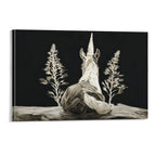 Mystical Midnight Unicorn Framed Canvas Art Wall Decor