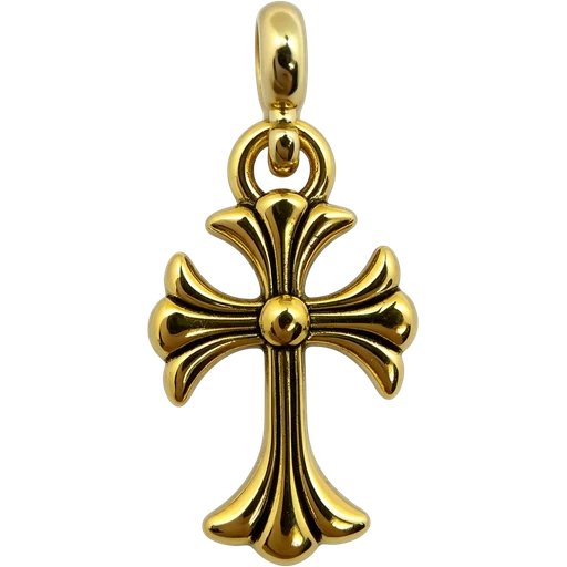 Flared Gothic Cross Charm single bead