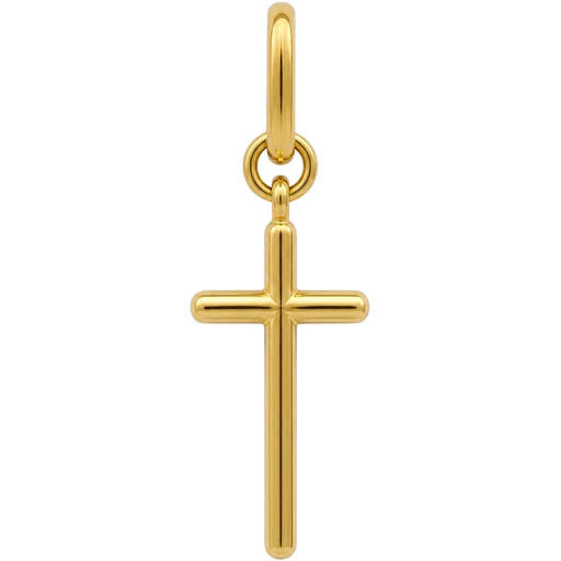 Gold Cross Charm
