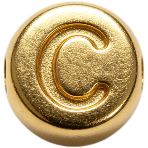Gold Letter C Spacer