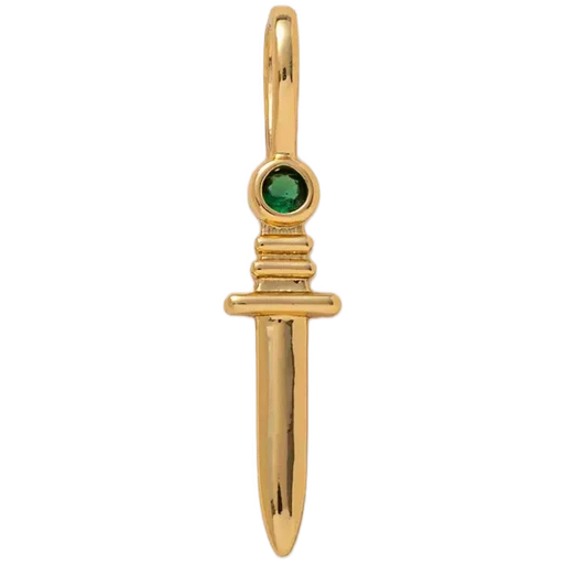 Gold Sword Charm