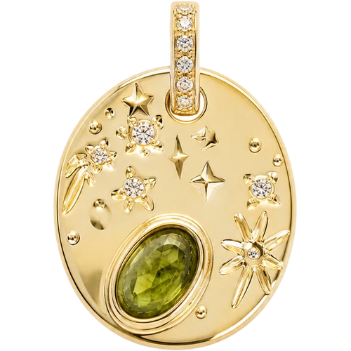 Green Starburst Charm