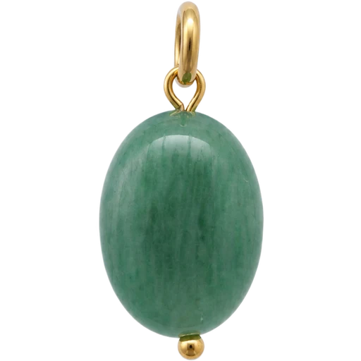 Green Stone Charm