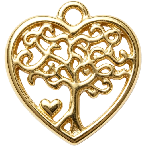 Heart Tree of Life Charm