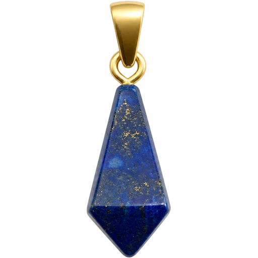 Lapis Drop Charm