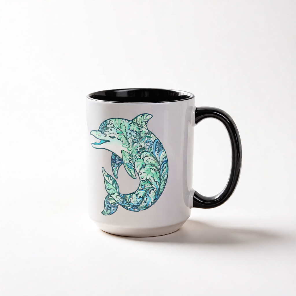 Tidewater Dolphin Ceramic Mug