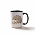 Filigree Hedgehog Ceramic Mug