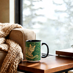 Celtic Cat Ceramic Mug