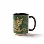 Celtic Cat Ceramic Mug