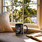 Moonlit Fox Ceramic Mug