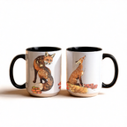 Celestial Fox Ceramic Mug