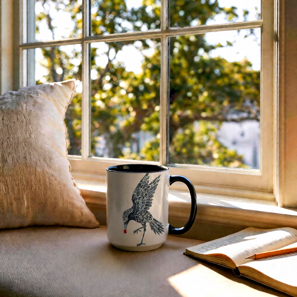 Mandala Roadrunner Ceramic Mug