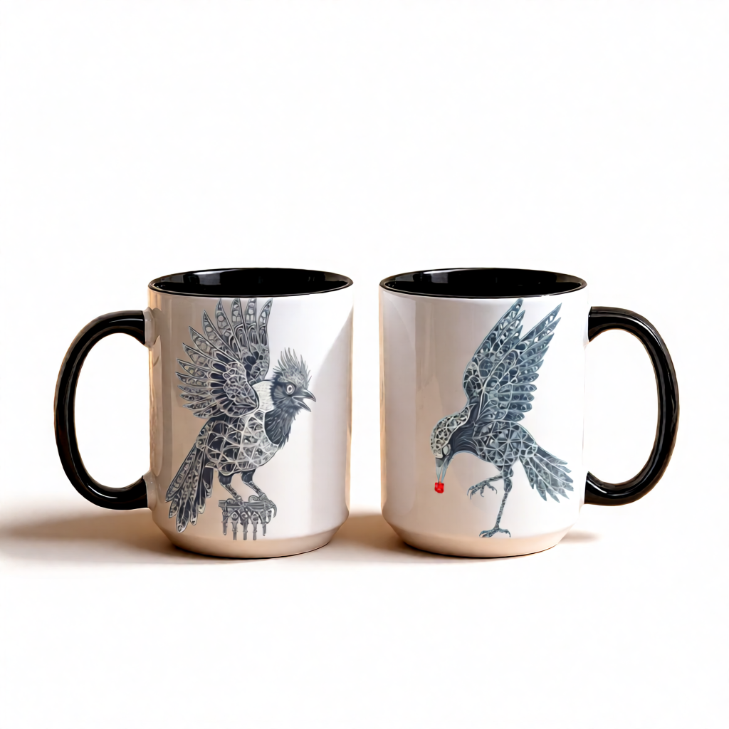 Mandala Roadrunner Ceramic Mug