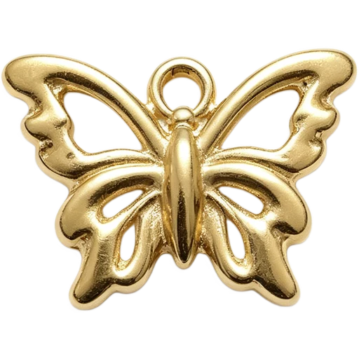 Outline Butterfly Charm