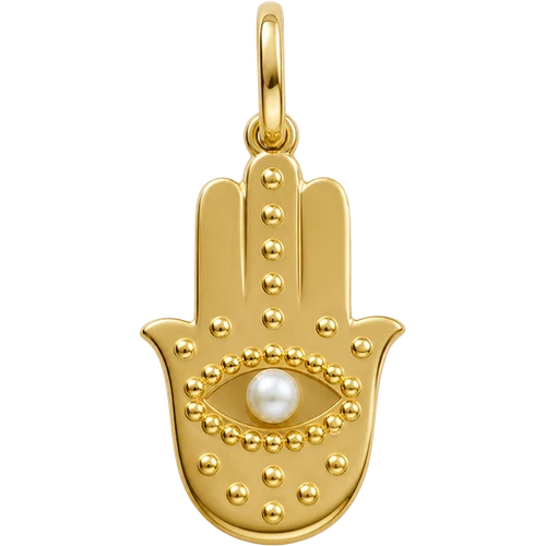 Pearl Hamsa Charm